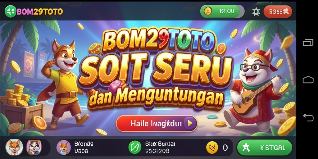 Tampilan menarik dari gameplay BOM29TOTO yang menyenangkan.