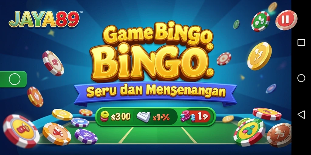 Screenshot JAYA89 menunjukkan gameplay Bingo yang seru dan interaktif.