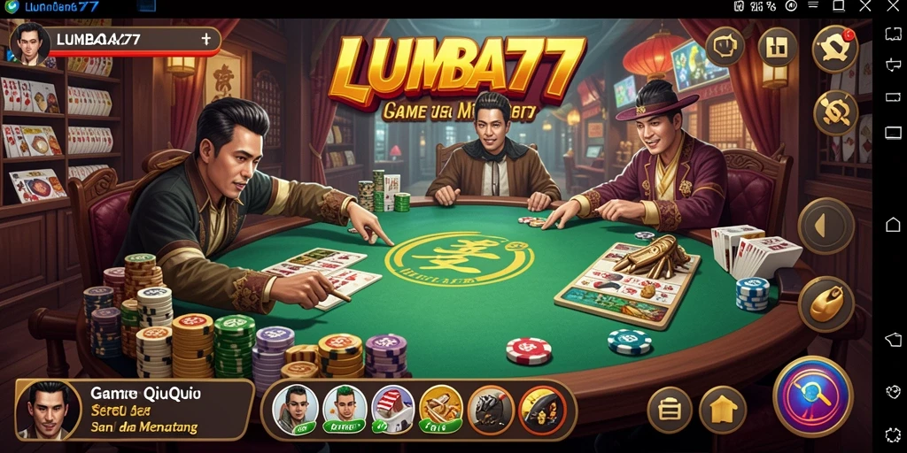 Tampilan gameplay QiuQiu yang menarik di LUMBA77.